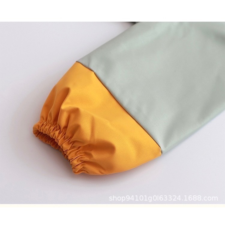 畫畫衣 夏季短袖  幼稚園 防髒衣 上學必備 加長款-細節圖7