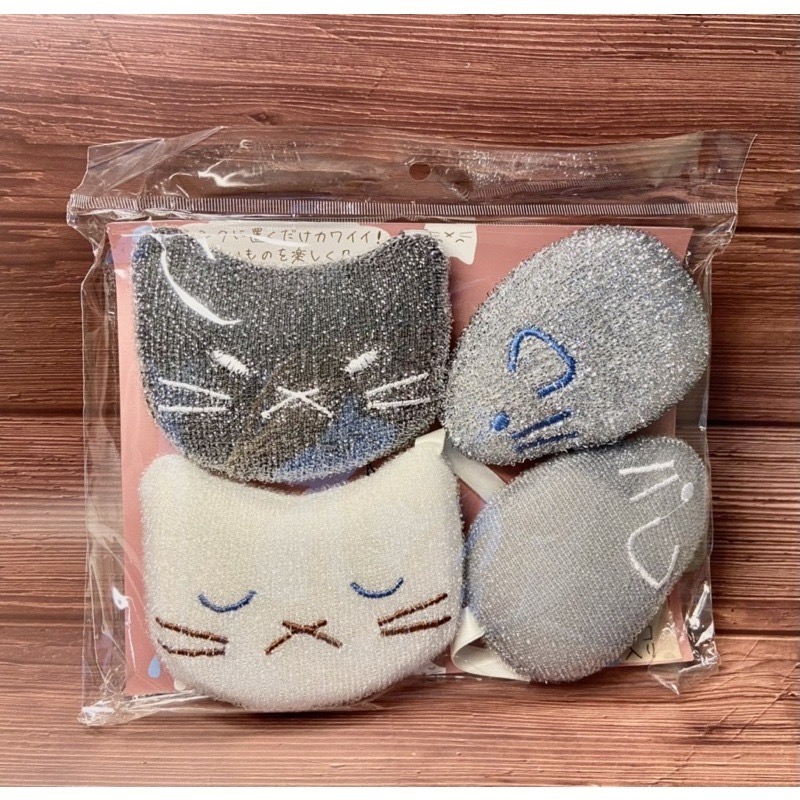 （快速出貨）日單貓咪老鼠洗碗布 菜瓜布 廚房百潔布-細節圖3