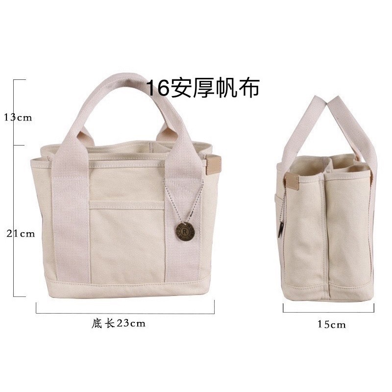 (台灣24小時出貨) 日本樂天熱銷款包包 ROSE NOIRE 帆布袋 帆布手提袋 媽媽包 外出包 手提包 帆布包-細節圖8