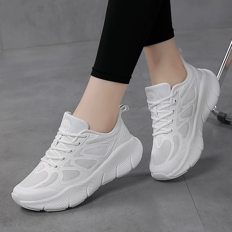 19778款 軟底跳舞鞋輕便跑步鞋超輕減震運動鞋薄款透氣時尚廣場舞鞋-細節圖2