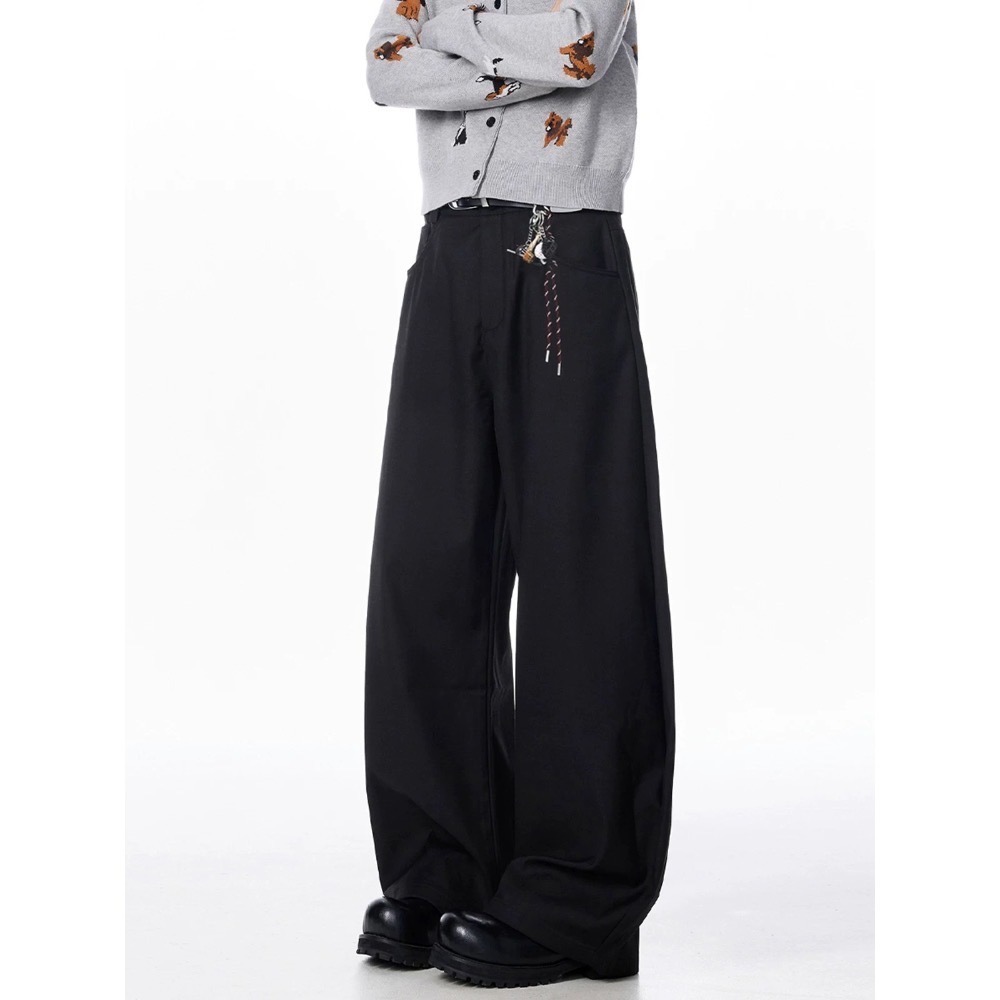 【vanguard選物所】 西裝材質彎刀褲-細節圖2