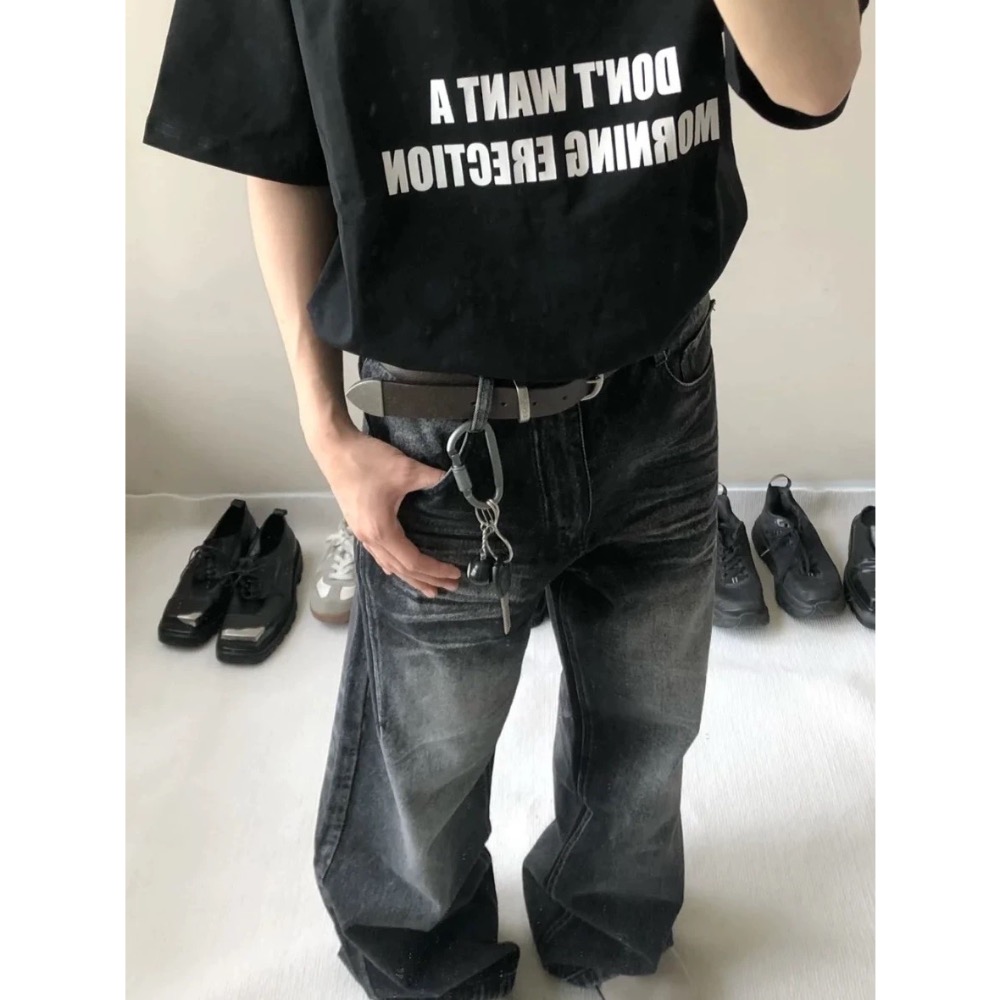 【vanguard選物所】cleanfit美式水洗抓痕牛仔褲-細節圖3