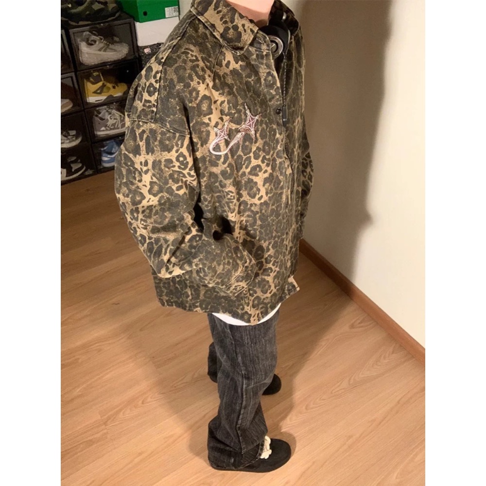 【vanguard選物所】美式豹紋外套-細節圖2