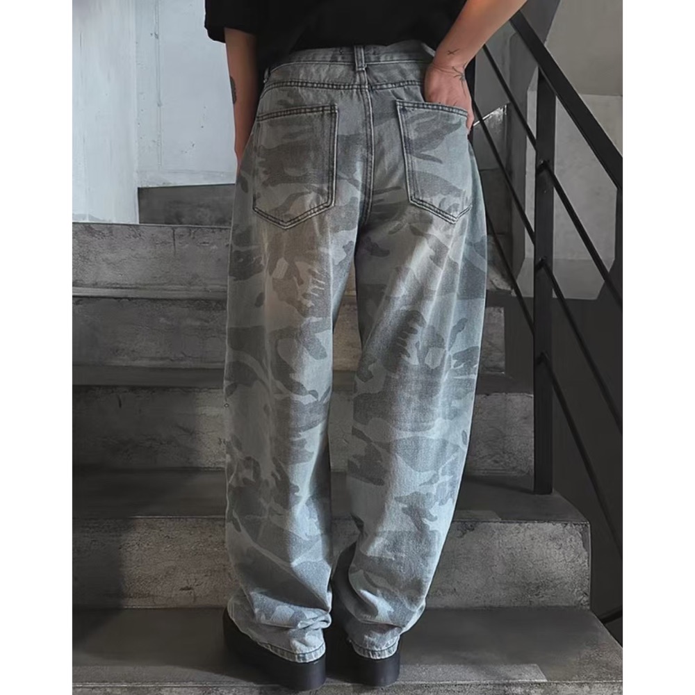 韓國選務🇰🇷迷彩繭型褲-細節圖3