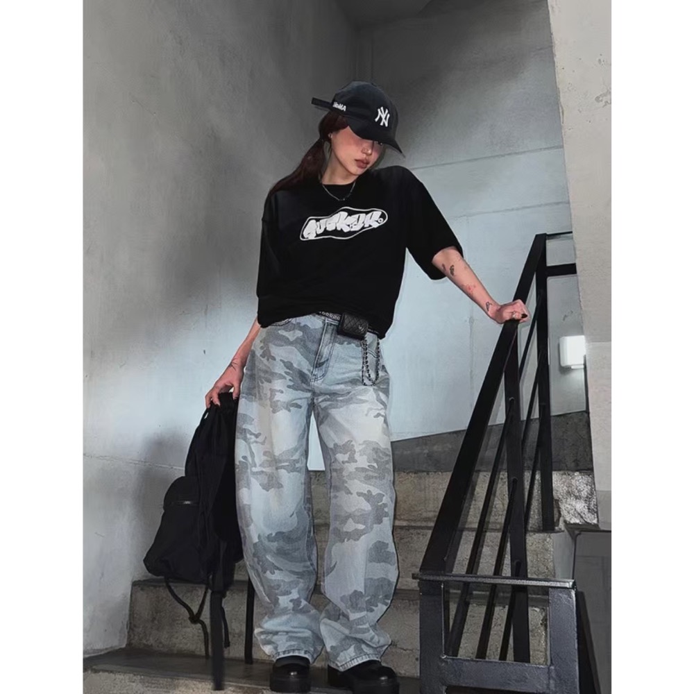 韓國選務🇰🇷迷彩繭型褲-細節圖4