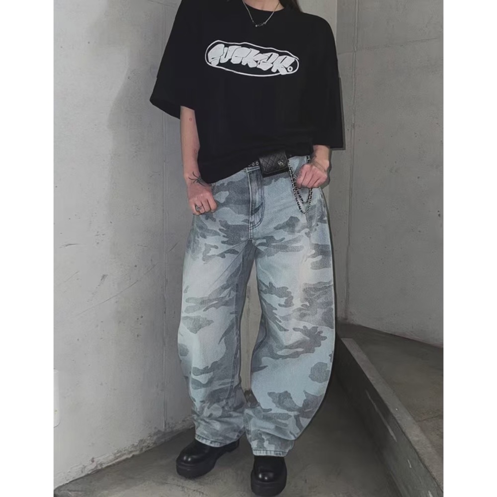韓國選務🇰🇷迷彩繭型褲-細節圖6