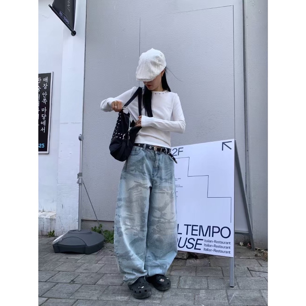 韓國選務🇰🇷迷彩繭型褲-細節圖8