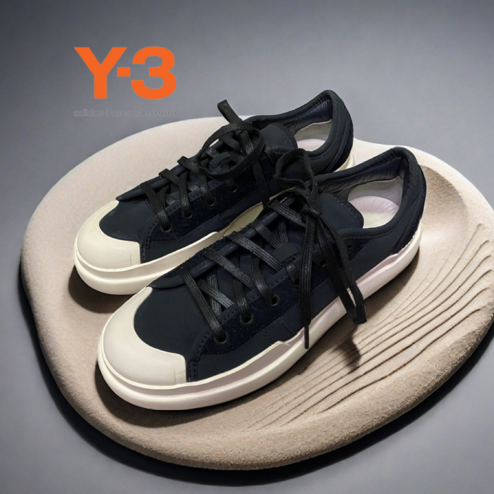 🎏 山本耀司Y-3｜黑色運動休閒鞋Size: US5/23cm#二手-細節圖3