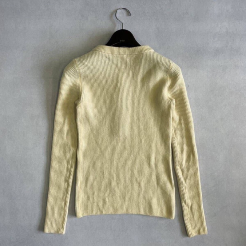 🦄CHLOE’副牌See by Chloé | 象牙色長袖亨利領羊毛混紡針織衫.上衣Size:XS#二手-細節圖5