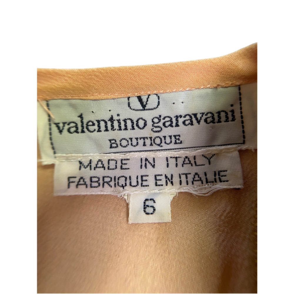 👸🏻范倫鐵諾VALENTINO GARAVANI| Boutique Vintage復古奢華上衣Size:6/M#二手-細節圖2