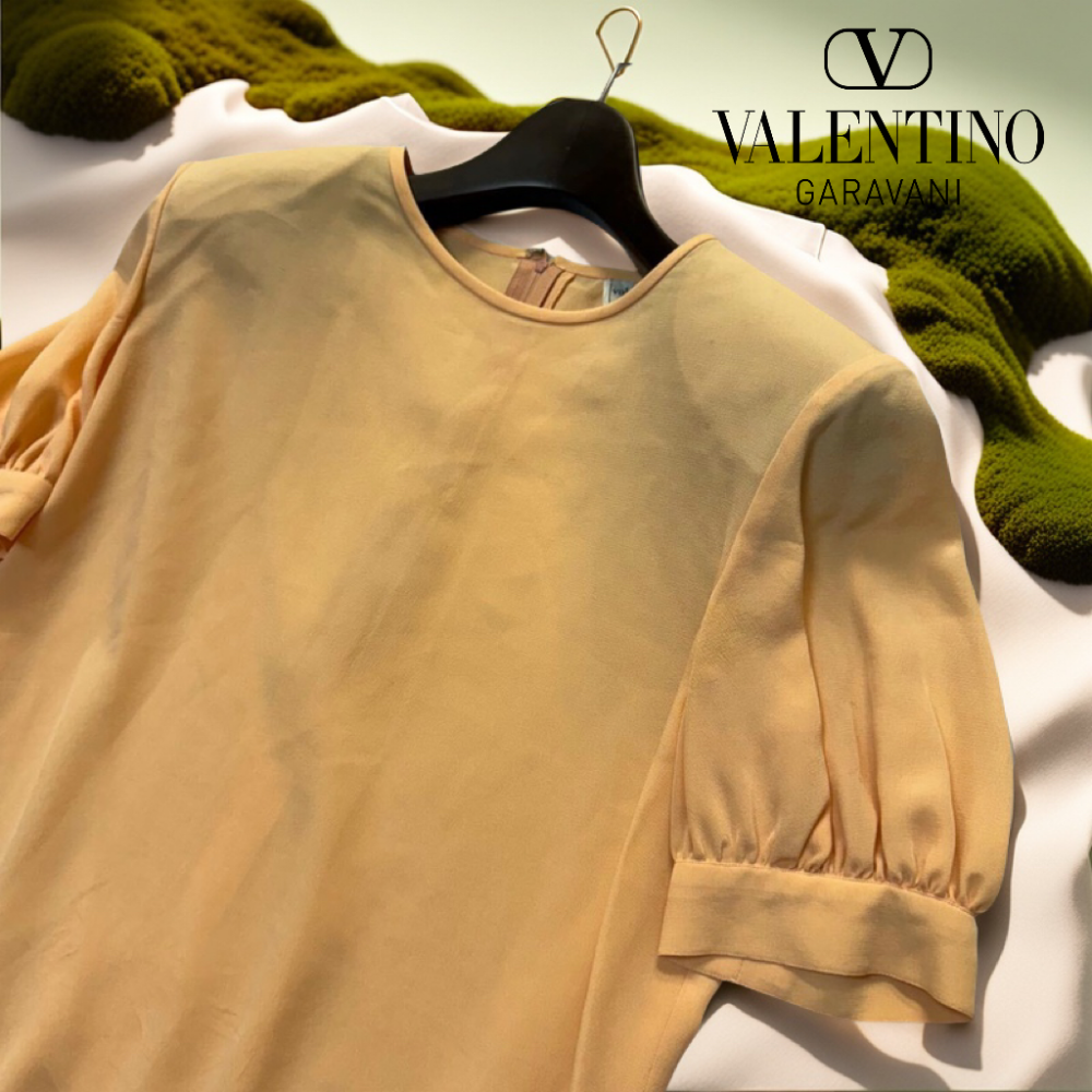 👸🏻范倫鐵諾VALENTINO GARAVANI| Boutique Vintage復古奢華上衣Size:6/M#二手-細節圖3