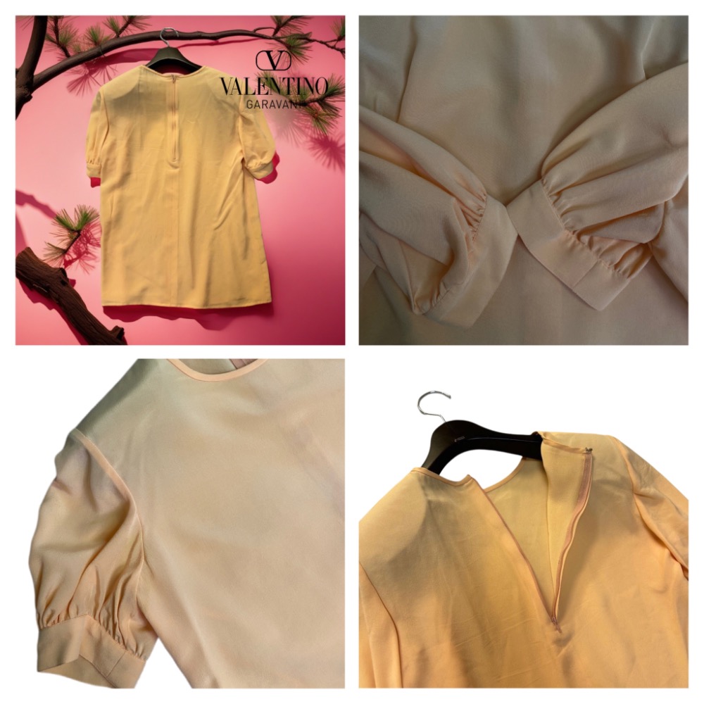 👸🏻范倫鐵諾VALENTINO GARAVANI| Boutique Vintage復古奢華上衣Size:6/M#二手-細節圖7