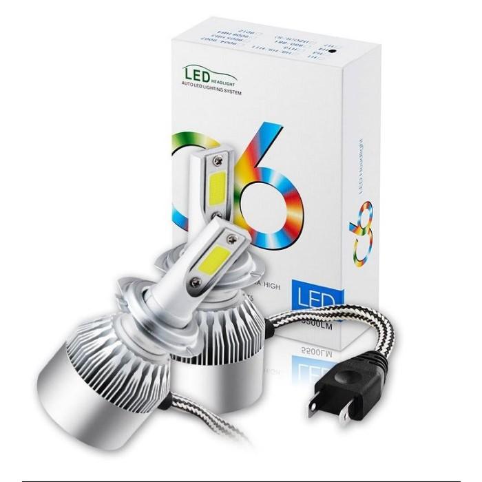 久岩汽車-C6高亮款LED大燈 內置高速大功率強效風扇 高亮度LED大燈(特價出清一組100)無保-細節圖5