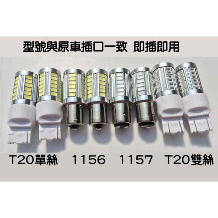 久岩汽車-高亮透鏡18W 33SMD LED剎車燈 倒車燈 轉向燈 1156 1157 T20-細節圖6