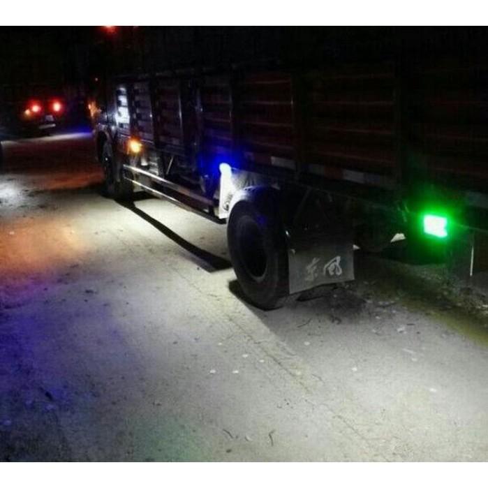 久岩汽車-24V貨車(超薄款)LED超強防水照地燈 側燈 煞車燈、方向燈、警示燈、照地燈、側邊燈超薄款-細節圖5