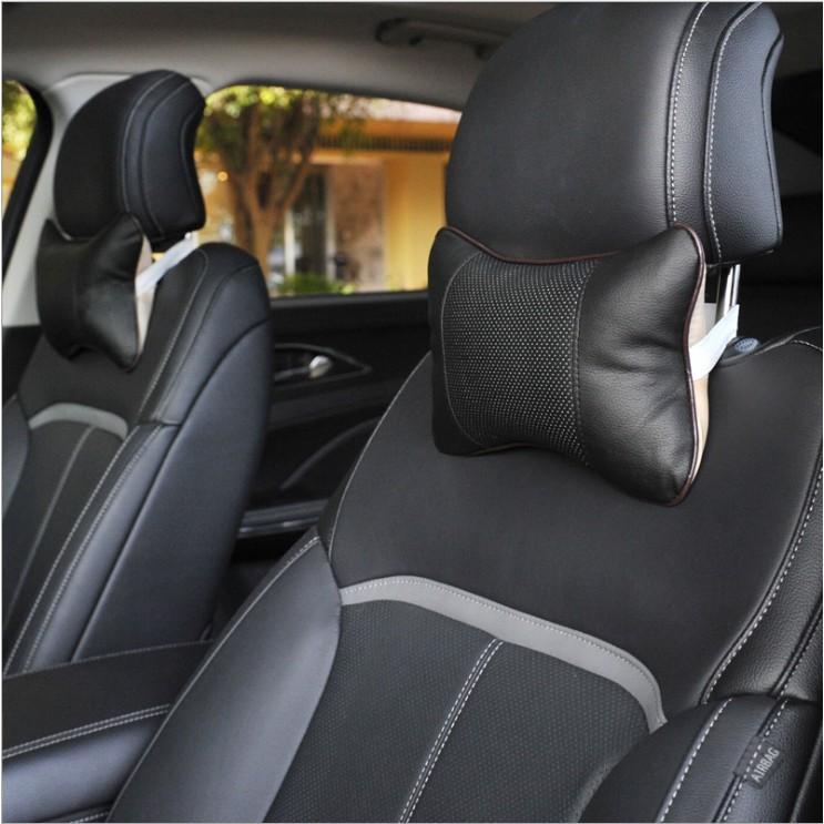 久牛星骨頭頭枕 汽車頭枕/護頸枕/舒適枕/車用頭枕 (一對裝)-久岩汽車精品-細節圖2