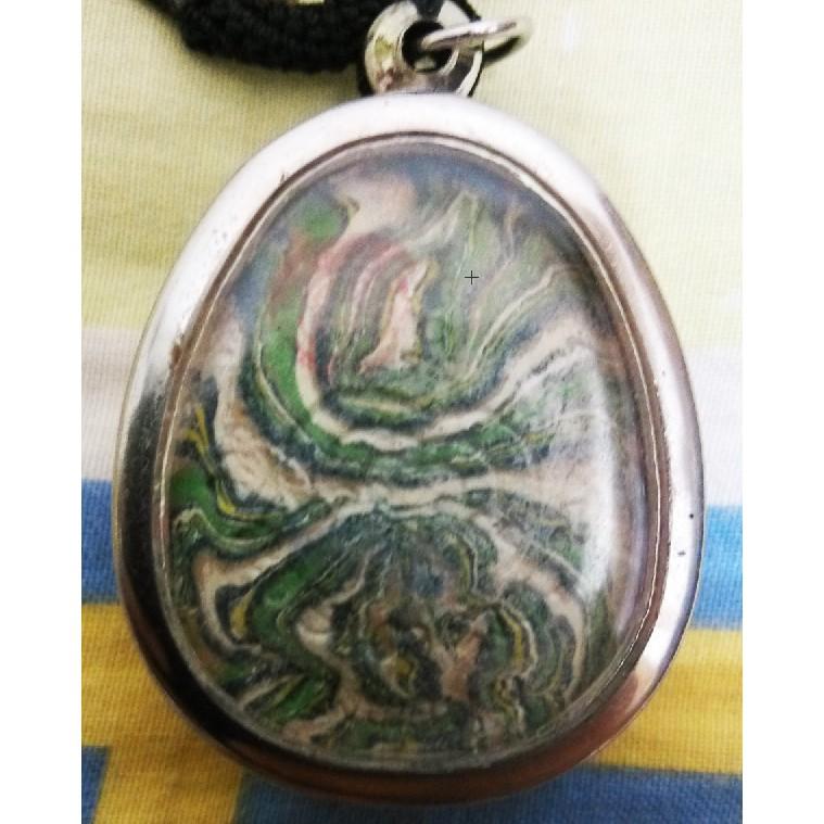台灣現貨-佛曆2539年 龍婆培 彩泥必打佛-細節圖2