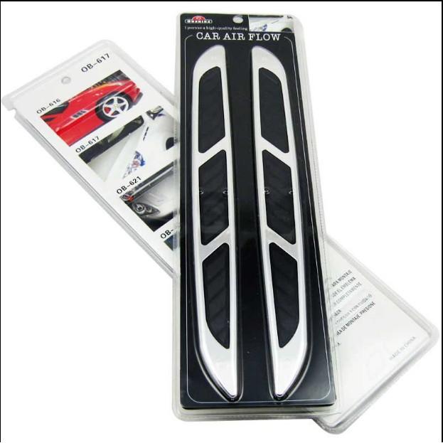 改裝貼裝飾 側假風網裝置 鯊魚腮 魚鰓 車身引擎機蓋出風口-久岩汽車-細節圖4