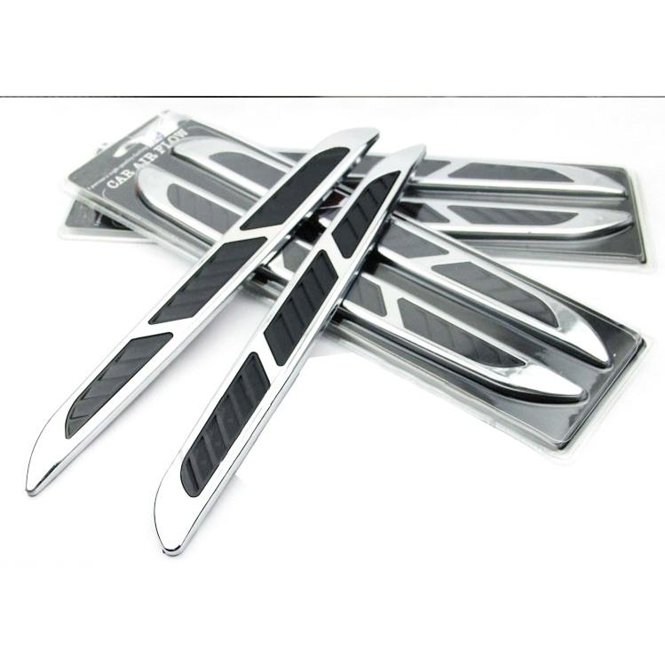 改裝貼裝飾 側假風網裝置 鯊魚腮 魚鰓 車身引擎機蓋出風口-久岩汽車-細節圖5