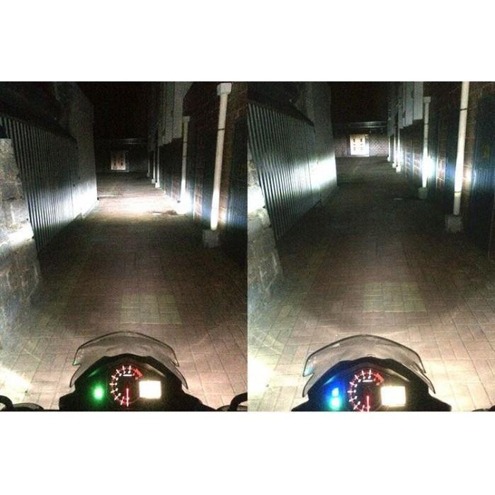 2017機車 電動車 雙面COB LED超亮大燈-久岩汽車--細節圖3