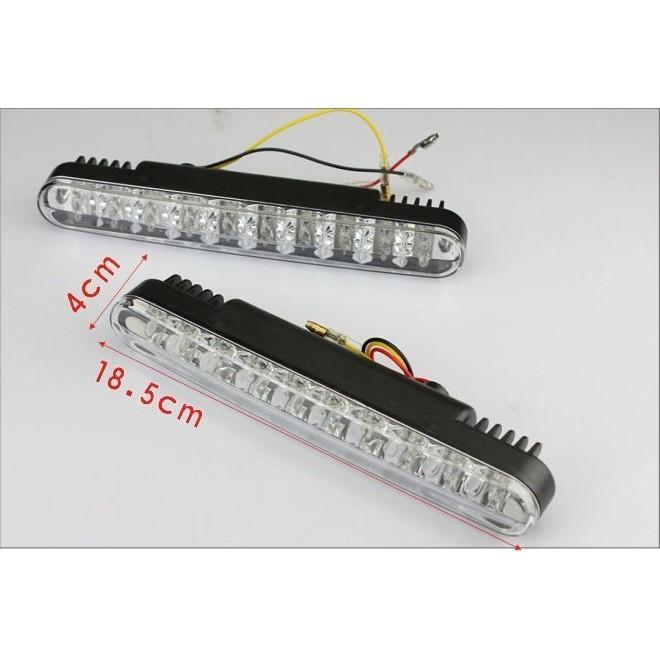 久岩汽車-通用型30LED雙色多功能帶轉向日行燈(一組) 高亮食人魚燈珠-細節圖7