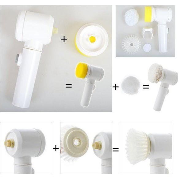 久岩汽車-萬用電動多功能清潔刷(替換刷頭組)-細節圖3