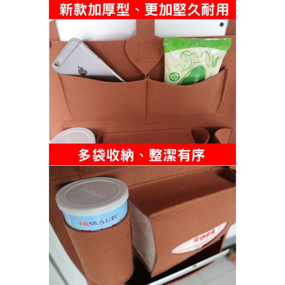 久岩汽車-多功能汽車椅背收納袋 椅背收納袋(粉紅色) 魔術大空間-細節圖3
