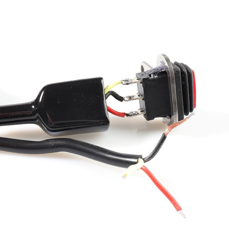 台灣現貨-不銹鋼三段開關 遠近燈開關 機車遠近燈開關 摩托車開關 電動車開關-久岩汽車精品-細節圖4