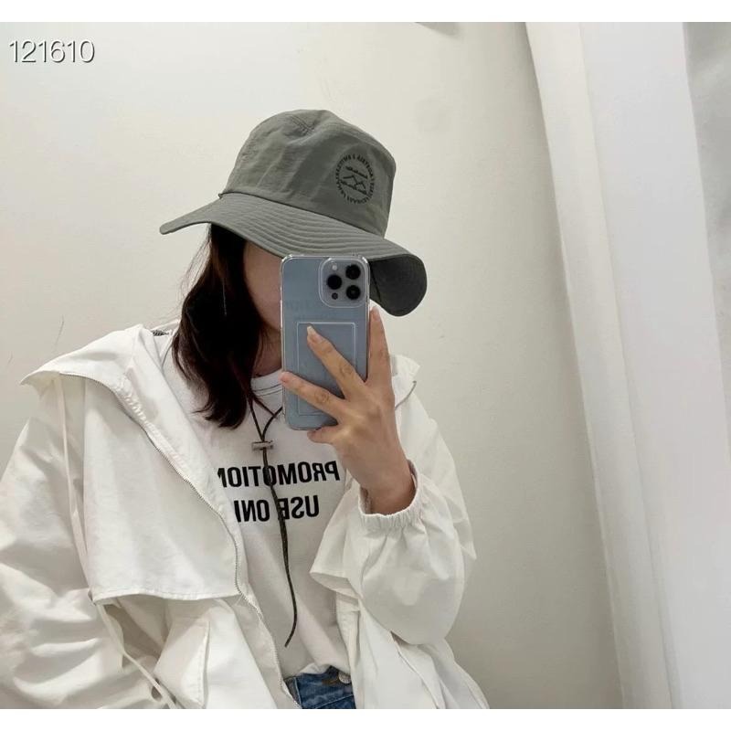 MIMIMOLLY ｜現貨｜14L-55正韓🇰🇷 防風繩刺繡登山帽漁夫帽遮陽造型-細節圖5