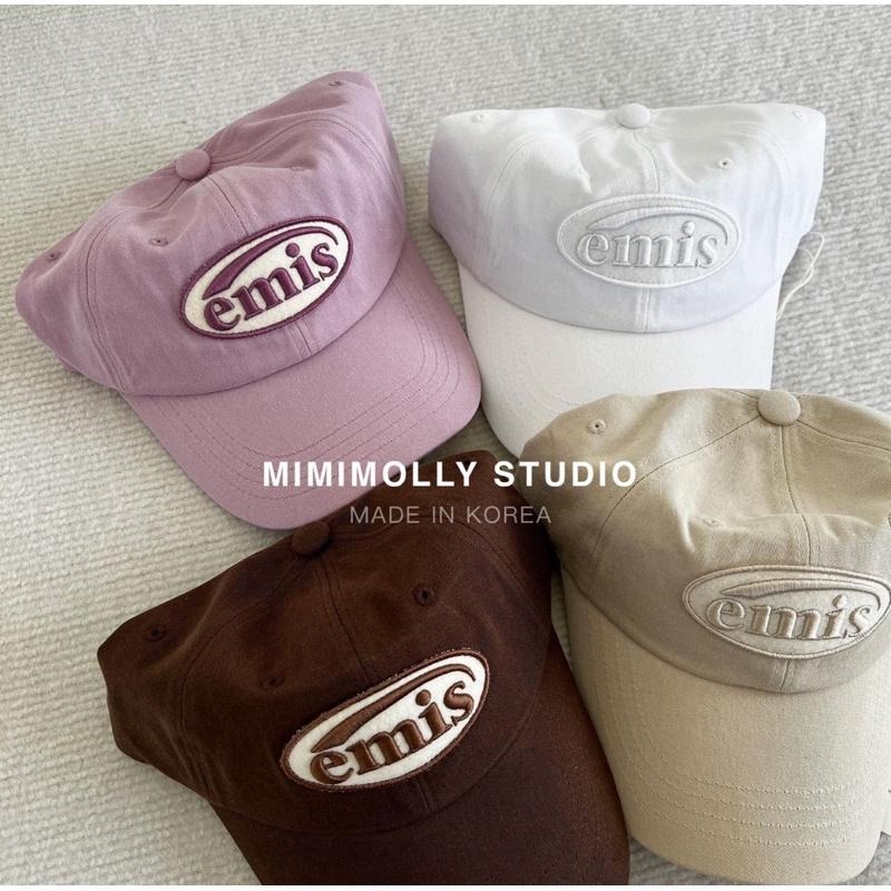 韓國品牌代購✈️🇰🇷 EMIS 棒球帽 粉紫色 韓國潮牌 帽子 造型帽 多歀式-細節圖2