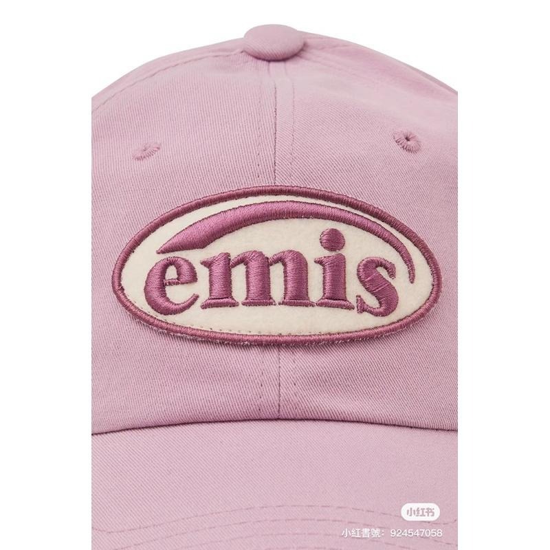 韓國品牌代購✈️🇰🇷 EMIS 棒球帽 粉紫色 韓國潮牌 帽子 造型帽 多歀式-細節圖5