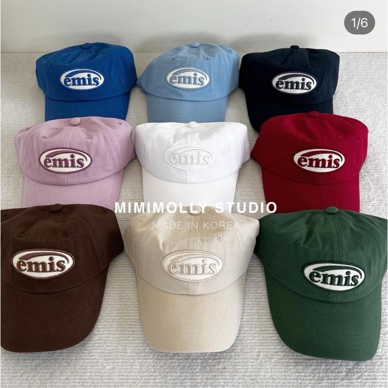 韓國品牌代購✈️🇰🇷 EMIS 棒球帽 粉紫色 韓國潮牌 帽子 造型帽 多歀式-細節圖9