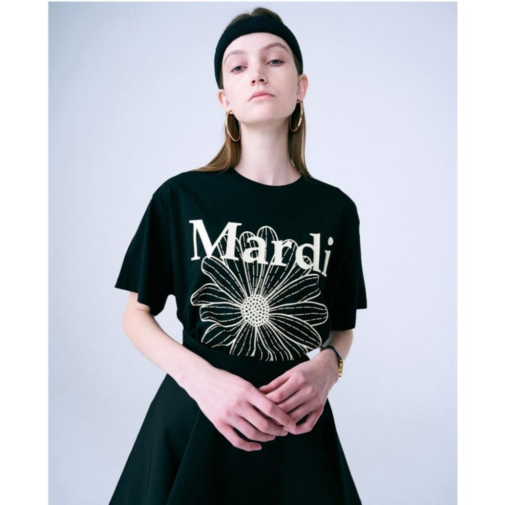 韓國正品代購✈️🇰🇷 Mardi Mercredi 小雛菊 圓領t恤 短袖 上衣-細節圖2
