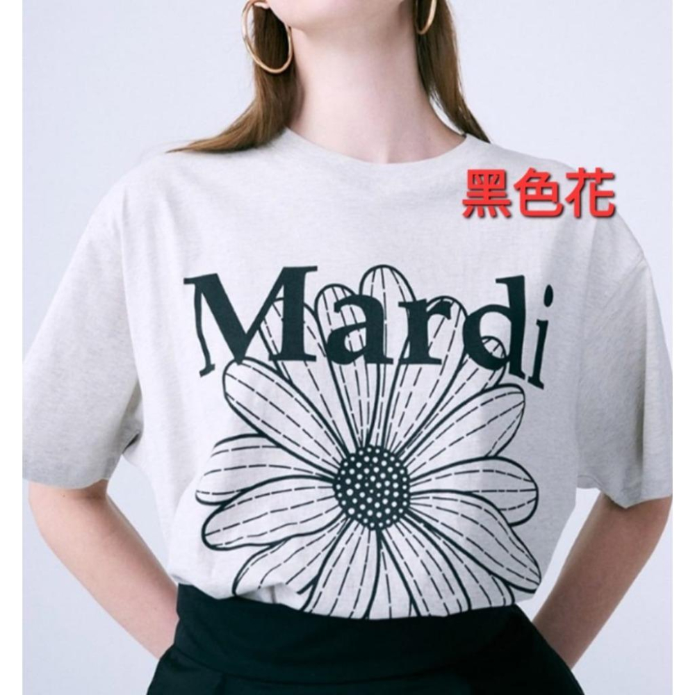 韓國正品代購✈️🇰🇷 Mardi Mercredi 小雛菊 圓領t恤 短袖 上衣-細節圖5