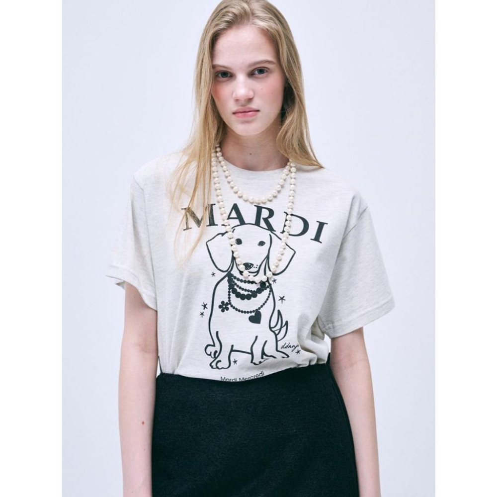 韓國正品代購✈️🇰🇷 Mardi Mercredi 小雛菊 圓領t恤 短袖 上衣-細節圖7