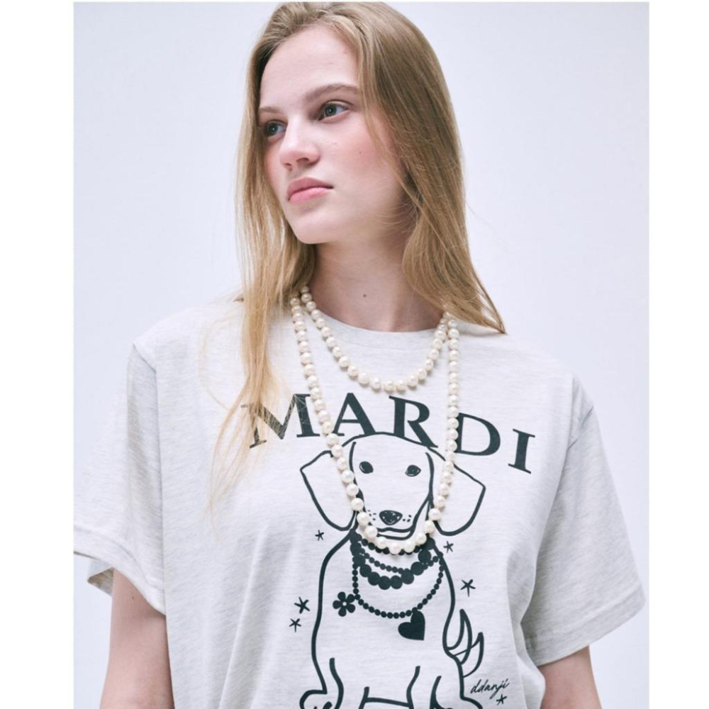 韓國正品代購✈️🇰🇷 Mardi Mercredi 小雛菊 圓領t恤 短袖 上衣-細節圖8