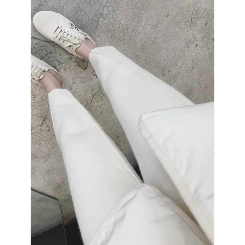 燕麥L 現貨 K071寬鬆毛呢西裝九分哈倫褲-細節圖3