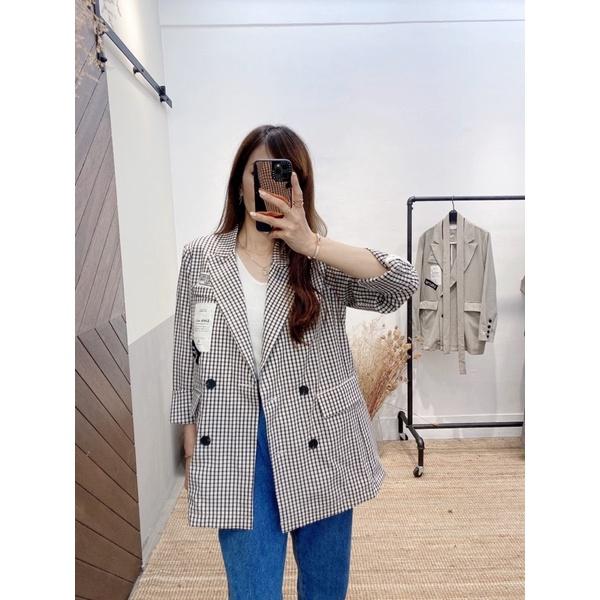 MIMIMOLLY闆娘實拍🌸【現貨】💥自訂款💥 G00118獨家自訂款休閒西裝外套-細節圖3