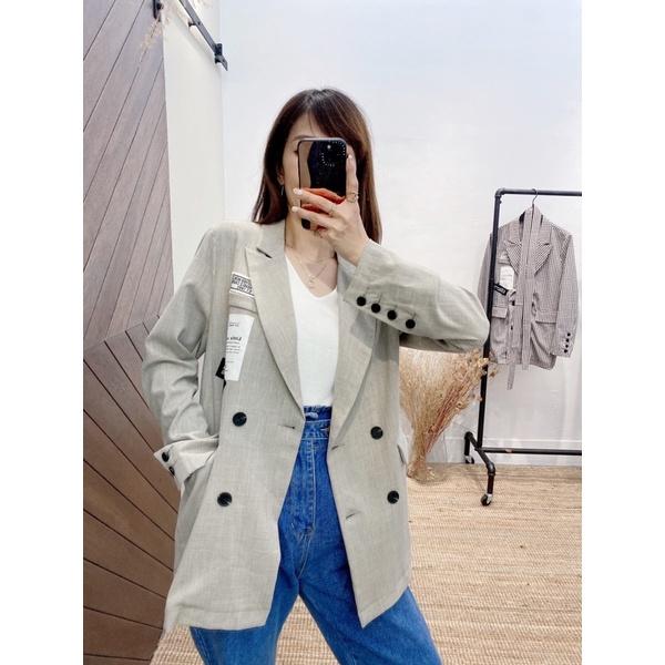 MIMIMOLLY闆娘實拍🌸【現貨】💥自訂款💥 G00118獨家自訂款休閒西裝外套-細節圖4