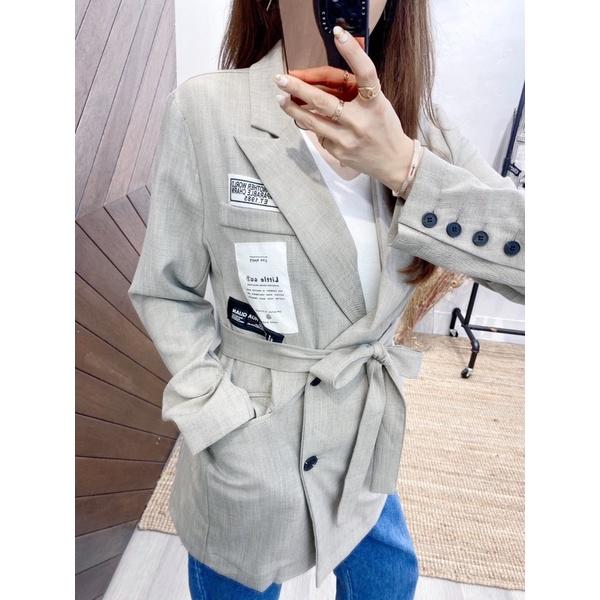 MIMIMOLLY闆娘實拍🌸【現貨】💥自訂款💥 G00118獨家自訂款休閒西裝外套-細節圖5