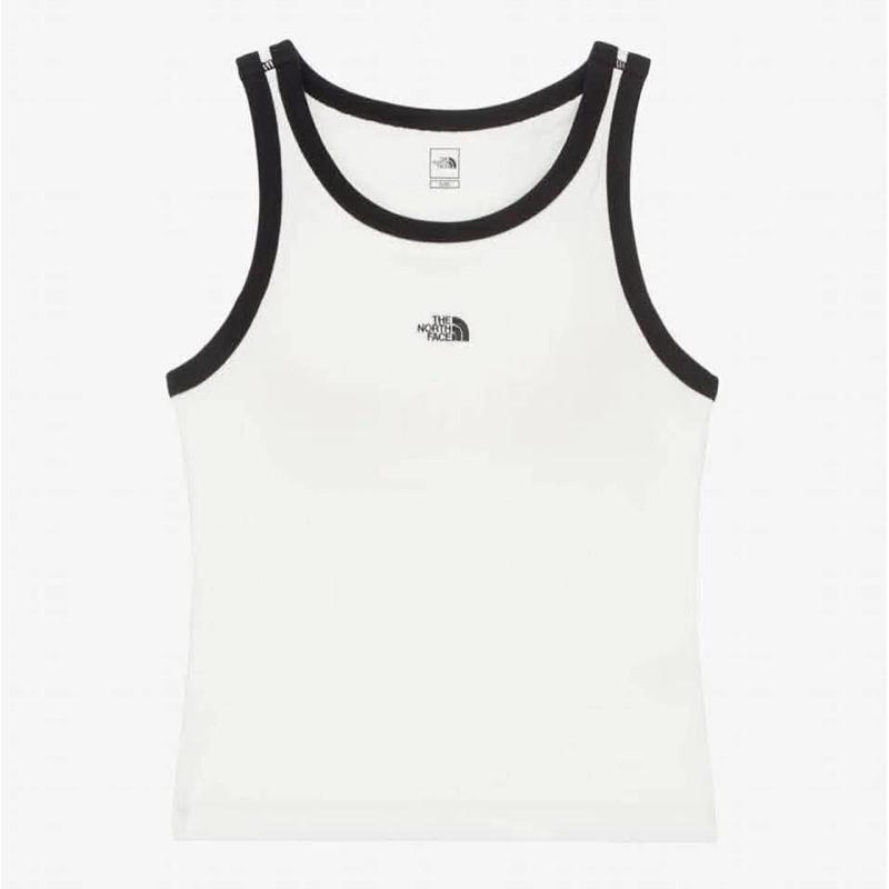 黑M現 韓國品牌代購✈️ 🇰🇷 韓國北臉限定 白標 自帶胸墊背心 the north face white label-細節圖8