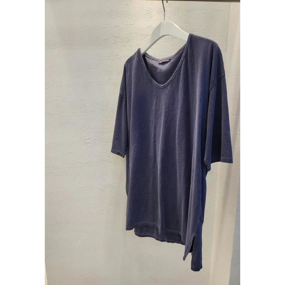 現貨 N087 正韓🇰🇷水洗刷舊經典百搭v領T恤-細節圖9