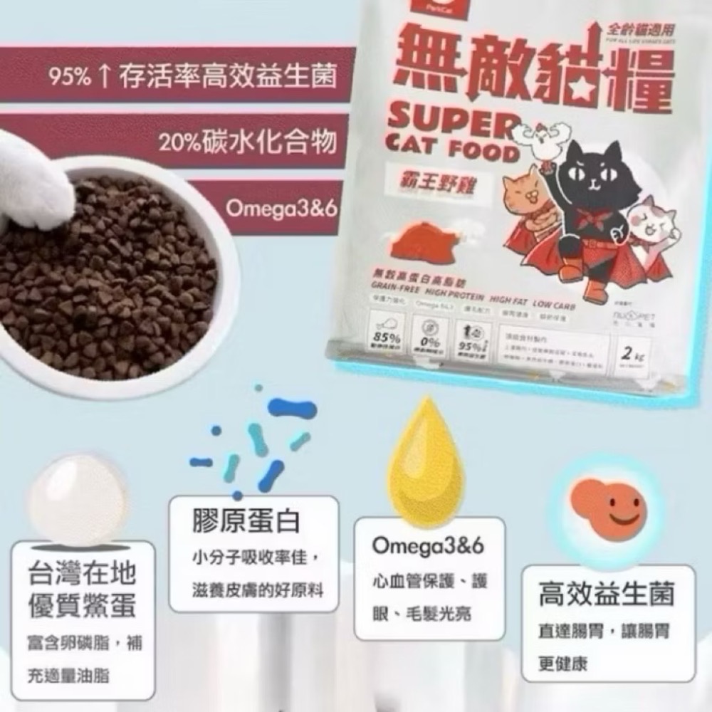 【無敵貓糧】 無敵貓 35g試吃包 隨手包分售 貓樂園 無敵貓貓飼料 官方購入-細節圖4