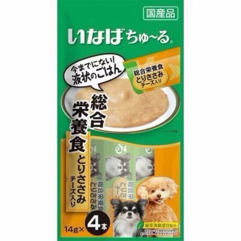 CIAO 日本國產 啾嚕犬肉泥條 汪啾嚕 14gX4 綿綿系列 15gX4 餵藥神器 狗零食 狗肉條 狗肉泥-規格圖3