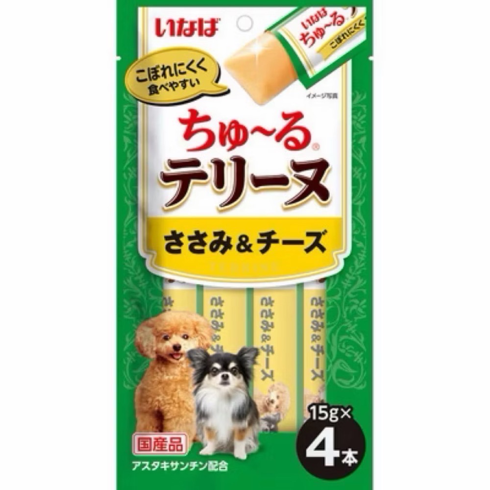 CIAO 日本國產 啾嚕犬肉泥條 汪啾嚕 14gX4 綿綿系列 15gX4 餵藥神器 狗零食 狗肉條 狗肉泥-規格圖3