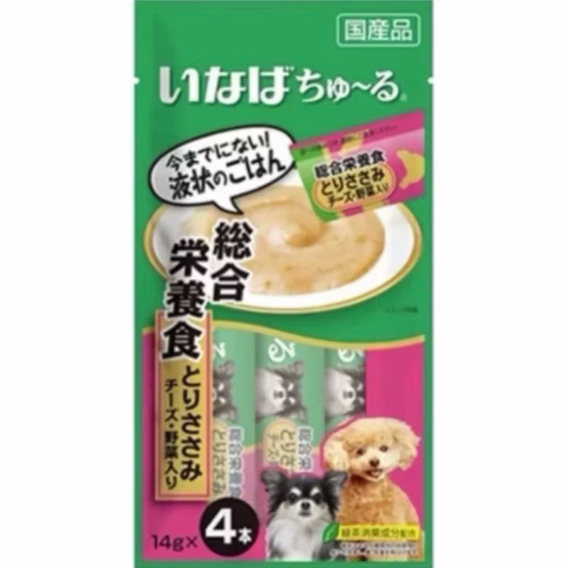 CIAO 日本國產 啾嚕犬肉泥條 汪啾嚕 14gX4 綿綿系列 15gX4 餵藥神器 狗零食 狗肉條 狗肉泥-規格圖3