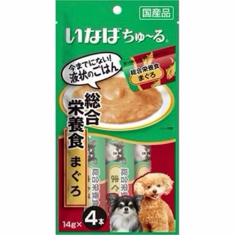 CIAO 日本國產 啾嚕犬肉泥條 汪啾嚕 14gX4 綿綿系列 15gX4 餵藥神器 狗零食 狗肉條 狗肉泥-規格圖3