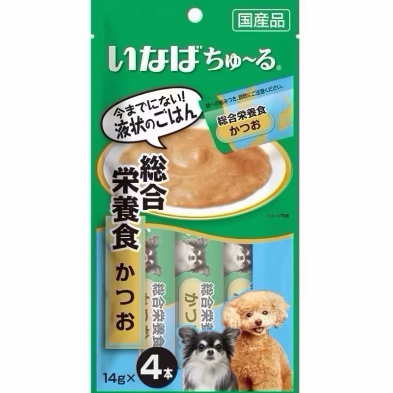 CIAO 日本國產 啾嚕犬肉泥條 汪啾嚕 14gX4 綿綿系列 15gX4 餵藥神器 狗零食 狗肉條 狗肉泥-規格圖3