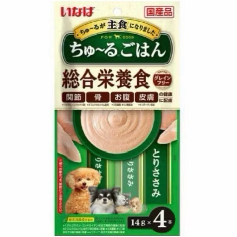 CIAO 日本國產 啾嚕犬肉泥條 汪啾嚕 14gX4 綿綿系列 15gX4 餵藥神器 狗零食 狗肉條 狗肉泥-規格圖3