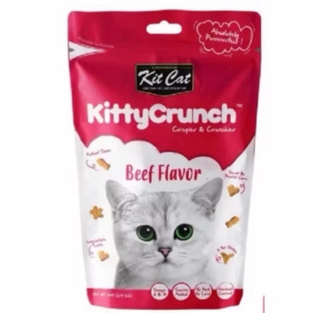 KitCat】卡茲餅 化毛 牛磺酸 貓餅乾 貓零食  貓點心 寵物潔牙餅 寵物零食 適口性佳 kit cat 貓-規格圖1